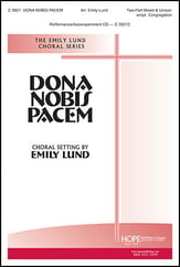 Dona Nobis Pacem Two-Part Mixed choral sheet music cover